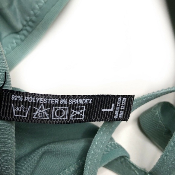 IJAK Bralette Strappy Lace Padded Green (CC15) - Picture 4 of 4